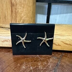 Elegant Gold Starfish Earrings